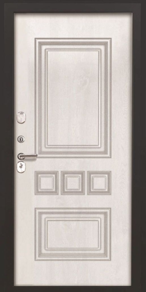 Входная дверь ДвериПРО L-3b фл-608 винорит white DPRO195607 внутренняя сторона